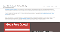 Desktop Screenshot of makeshiftbookmark.com